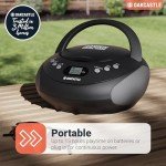 OAKCASTLE CD250: Portable Bluetooth CD Boombox