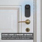 Wireless Shed Alarm with 113db Vibration Alert