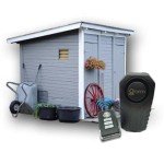 Wireless Shed Alarm with 113db Vibration Alert