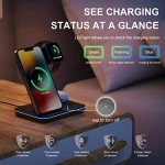 Minthouz 3-in-1 Fast Wireless Charging Station