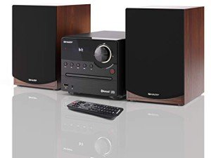 Sharp Micro Hi-Fi Sound System with Bluetooth & Radio