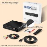 Compact HDMI DVD Player, Full HD 1080P