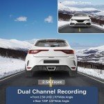 IBAYE 2.5K QHD Dual Dashcam with 32GB SD Card