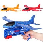 Foam Glider Plane Toy with Catapult Launcher