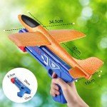 Foam Glider Plane Toy with Catapult Launcher