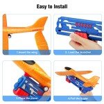 Foam Glider Plane Toy with Catapult Launcher