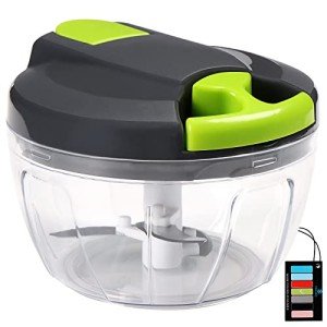 Sinnsally Manual Food Chopper for Veggies & Onions