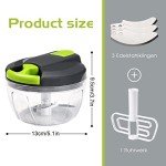 Sinnsally Manual Food Chopper for Veggies & Onions