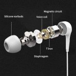 Wired Stereo Earbuds with Microphone - 5 Pack