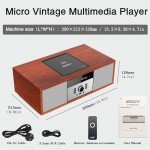Retro Bluetooth Micro Audio Player with Remote
