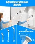Aztarr Cordless Electric Spin Scrubber with Extensions
