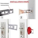 Xhwykzz Portable Door Lock for Added Safety