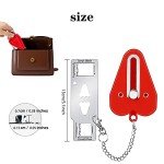 Xhwykzz Portable Door Lock for Added Safety