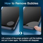 JETech iPhone 15 Pro Privacy Screen Protector 2-Pack