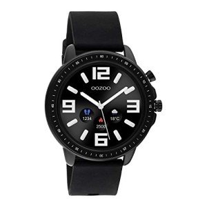 Oozoo Unisex 45MM Smartwatch with Silicone Strap