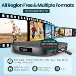 Multi-Region Mini DVD Player with HDMI Cable