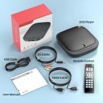 Multi-Region Mini DVD Player with HDMI Cable
