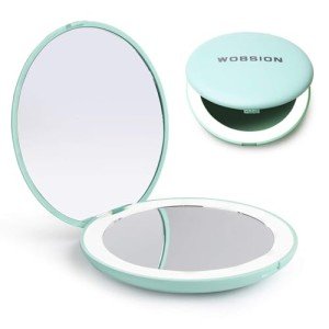 LED Travel Makeup Mirror with 10x Magnification
