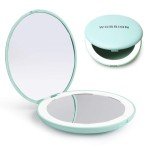 LED Travel Makeup Mirror with 10x Magnification
