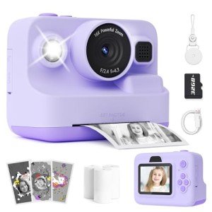 Kids Instant Print Camera for Ages 3-12