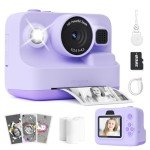 Kids Instant Print Camera for Ages 3-12