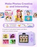 Kids Instant Print Camera for Ages 3-12