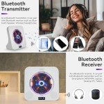 Bluetooth Desktop CD Player with Speakers and Remote