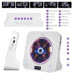 Bluetooth Desktop CD Player with Speakers and Remote