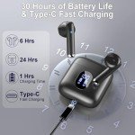 Bluetooth 5.3 Wireless Earbuds with Noise Cancelling