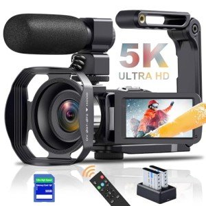 Delmodes 5K WiFi Night Vision Vlogging Camera