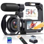Delmodes 5K WiFi Night Vision Vlogging Camera