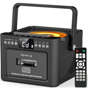 Greadio Portable Bluetooth CD Player & Boombox
