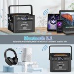 Greadio Portable Bluetooth CD Player & Boombox