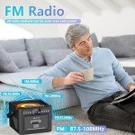 Greadio Portable Bluetooth CD Player & Boombox