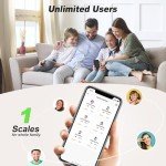 Bluetooth Smart Body Fat and Weight Scales