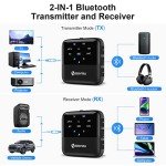 SONRU 2024 Bluetooth 5.2 Transmitter & Receiver