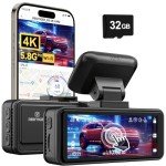 REDTIGER F8 4K Touch Screen Dash Cam