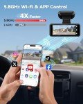 REDTIGER F8 4K Touch Screen Dash Cam