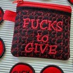 Funny Zipper Pouch: Big Bag of Fucks to Give