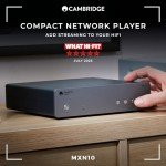 Cambridge Audio MXN 10 - Compact Separate High Resolution WiFi Network Audio Player and Streamer Featuring Bluetooth 5.0, Internet Radio and ESS Sabre DAC (Lunar Grey)