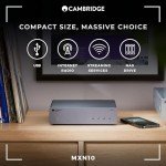Cambridge Audio MXN 10 - Compact Separate High Resolution WiFi Network Audio Player and Streamer Featuring Bluetooth 5.0, Internet Radio and ESS Sabre DAC (Lunar Grey)