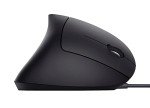 Trust Verto 60 Pack - 60x Wired Ergonomic Mouse, Vertical Mouse with LED Illumination, 1000-1600 DPI, 6 Buttons, for Right Hand Users, Computer Mouse for PC and Laptop - Black