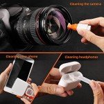 Laptop Screen Keyboard Cleaner Kit, Electronics Cleaning kit Tool for MacBook iPad iPhone Pro Cell Phone, Brush Tool for Tablet, Computer, PC Monitor,Camera with Spray with Patent (White)