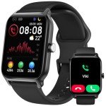 Smart Watch for Men Women, Answer/Make Calls, Alexa Built-in, [1.8"HD Screen] Smart Watches for iPhone/Samsung/Android, Fitness Watch with Heart Rate Sleep SpO2 Monitor,IP68 Waterproof, 100+ Sports