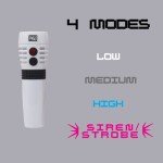 I.M.P.A.C.T. Personal Alarm Torch Mini - Compact Torch Batteries Included - 3 in 1 Battery Powered Torch 130db Siren - Dual Function Small Handheld Torch - White LED CREE Torch