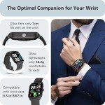 Smart Watch for Men Women, Answer/Make Calls, Alexa Built-in, [1.8"HD Screen] Smart Watches for iPhone/Samsung/Android, Fitness Watch with Heart Rate Sleep SpO2 Monitor,IP68 Waterproof, 100+ Sports