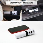 I.M.P.A.C.T. Personal Alarm Torch Mini - Compact Torch Batteries Included - 3 in 1 Battery Powered Torch 130db Siren - Dual Function Small Handheld Torch - White LED CREE Torch