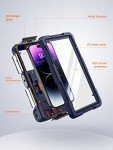 Lanhiem Diving Waterproof Phone Case, [Upgrade&Universal] Underwater for Photo Video Outdoor Swimming Snorkeling Surfing for iPhone Galaxy Huawei Series Smartphones (Orange)