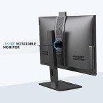 GAHUU All In One PC Desktop Computer 27inch in Rotatable Screen With Intel Core i7(Up to 3.20Ghz),512GB SSD 16GB RAM Front Webcam Supporting Dual-band Wi-Fi 2.4G/5.2G Bluetooth 4.2, Black
