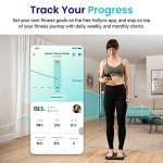 Etekcity Bathroom Scale for Body Weight, BMI, Body Fat, Muscle Mass, Smart Digital Weighing Scale with App& Bluetooth, Accurate Body Composition Analyzer, Ash-black